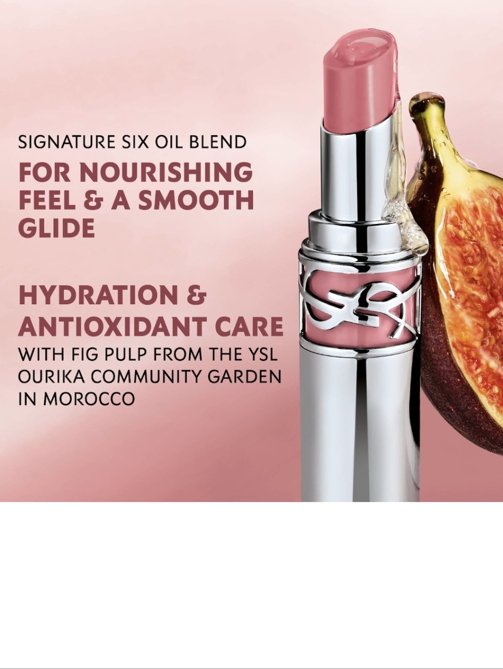 YSL Loveshine High-Shine Caring Lipstick: Nude Lavalliere (44), .04, NIB - Picture 5 of 9